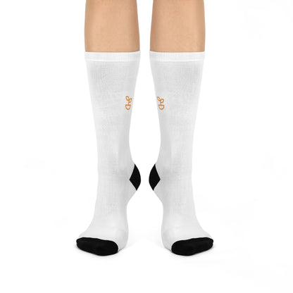 Cushioned White Crew Socks / All genders