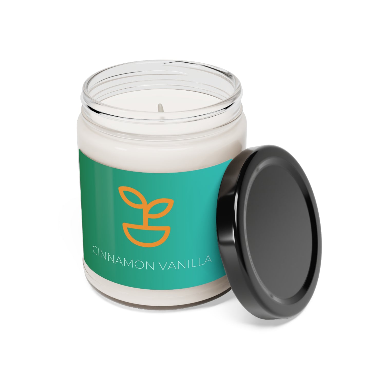 "Cinnamon Vanilla" Scented Soy Candle, 9oz