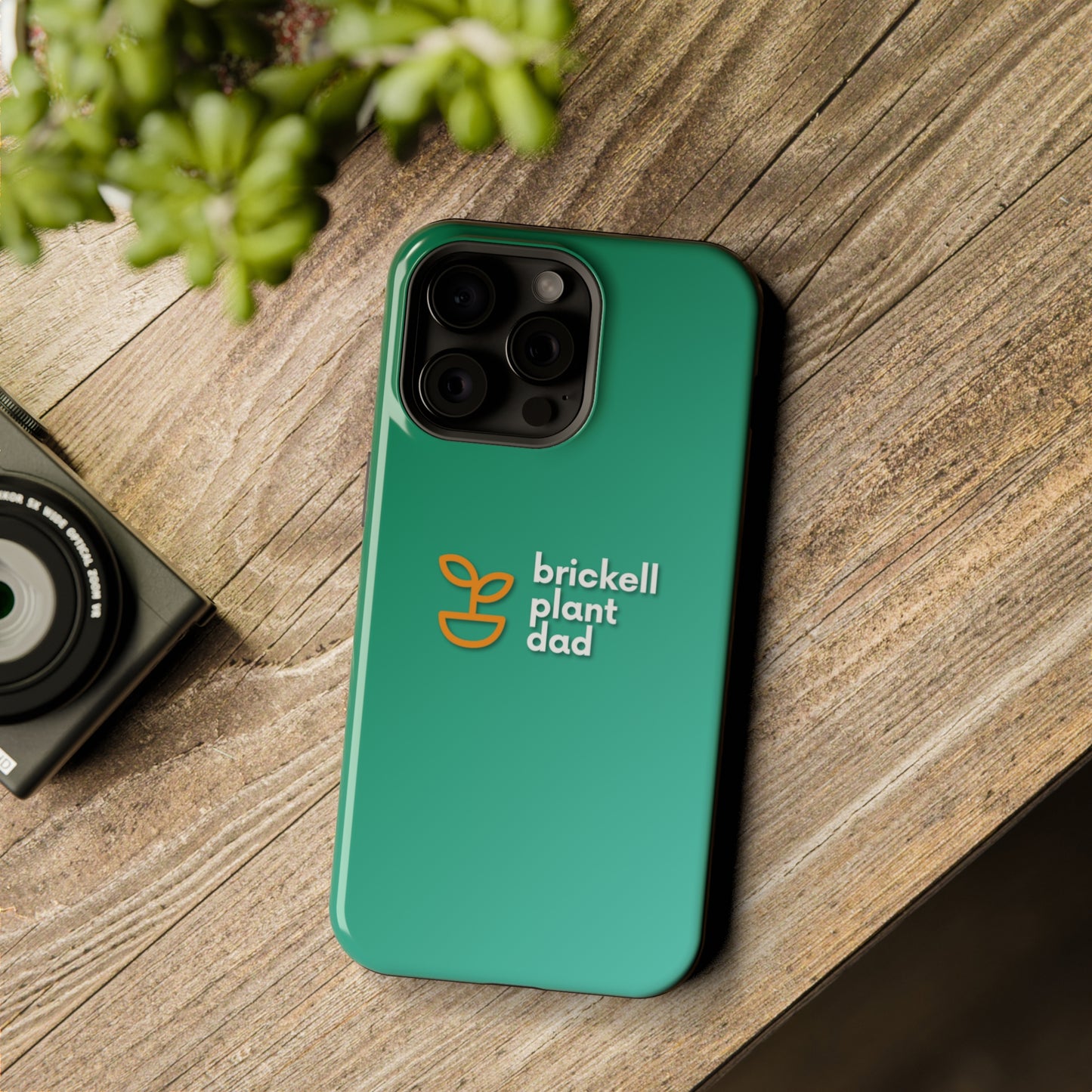 iPhone Case / Premium MagSafe Green Brickell Plant Dad