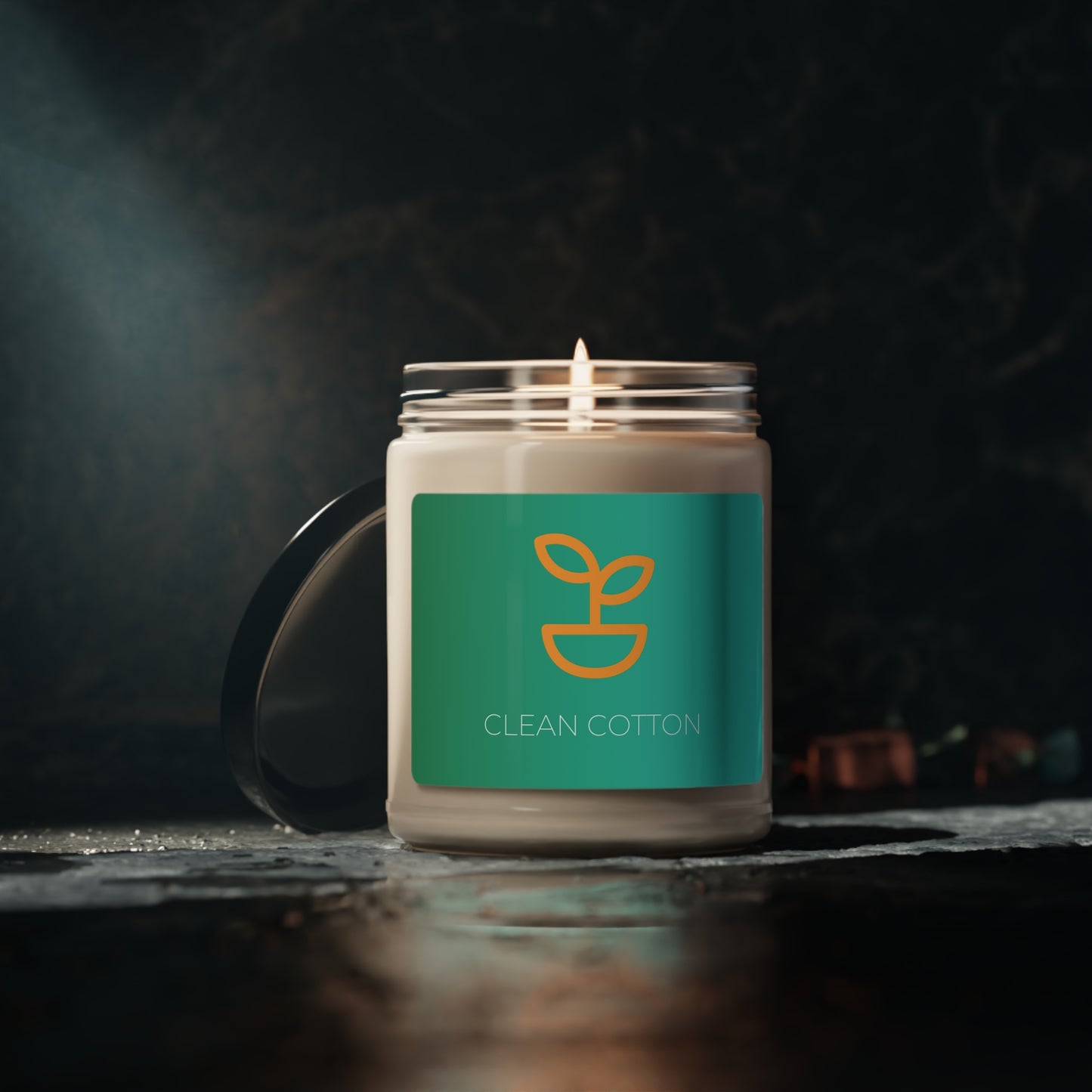 "Clean Cotton" Scented Soy Candle, 9oz